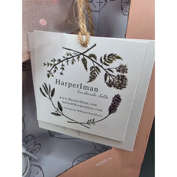 Harperiman Handmade Callie Linda 14 Inch Soft Fabric Doll for Kids - Picture 3 of 7